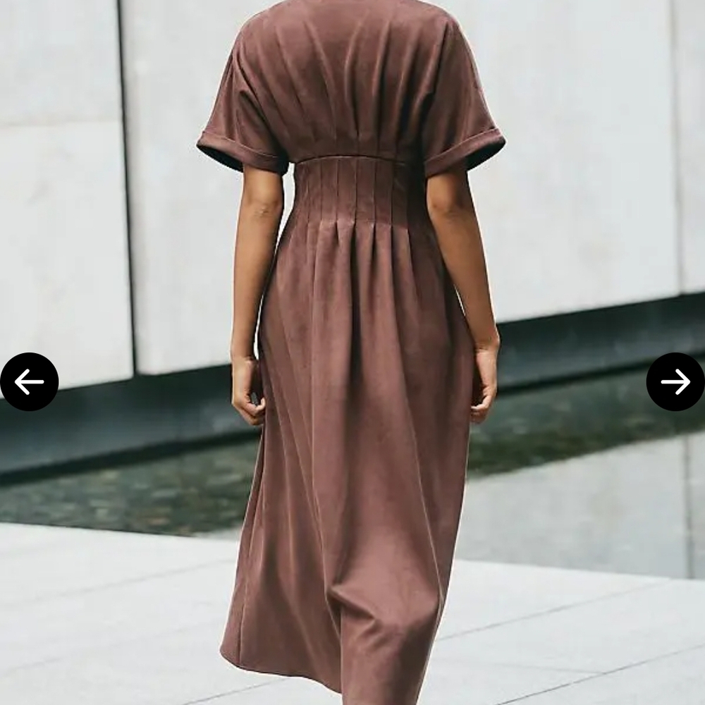 NWT Exquise Tobie Shirt Dress - Picture 3 of 6